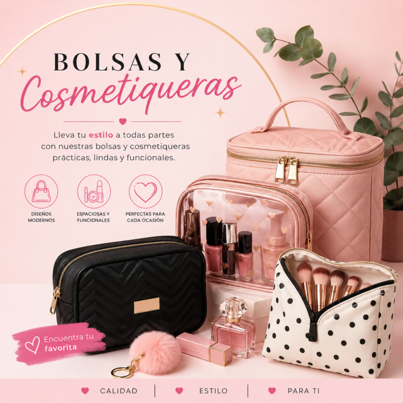 Bolsos y Cosmetiqueras
