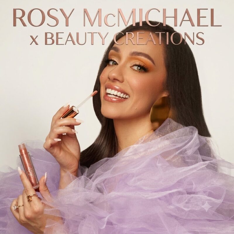 Colección ROSY MCMICHAEL X BEAUTY CREATIONS
