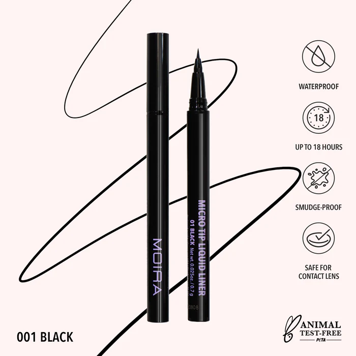 DELINEADOR LIQUIDO DE PUNTA FINA NEGRO