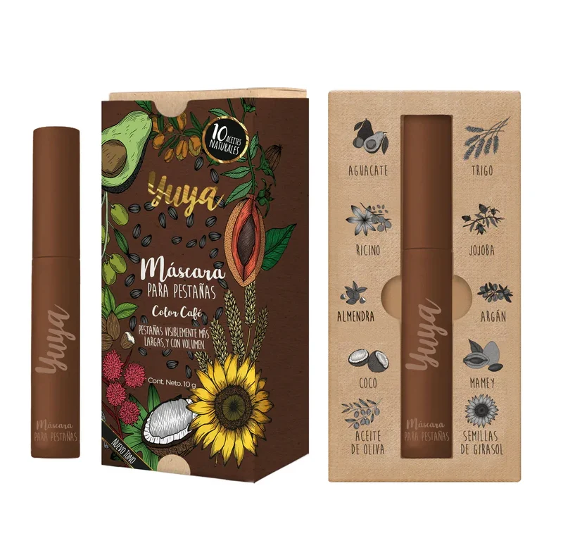 MASCARA PARA PESTAÑAS 10 ACEITES NATURALES CAFE
