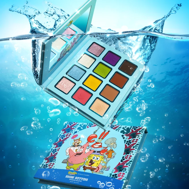 PALETA DE SOMBRAS  BIKINI BOTTOM BOB ESPONJA X BEAUTY CREATIONS