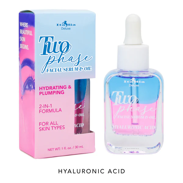SUERO Y ACEITE FACIAL BIFASICO | ACIDO HIALURONICO