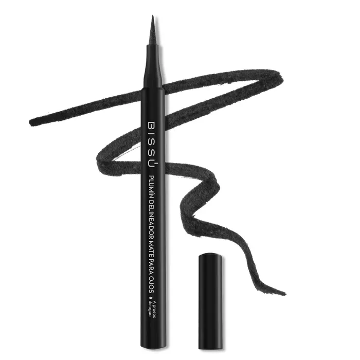 PLUMIN DELINEADOR NEGRO MATE PARA OJOS A PRUEBA DE AGUA