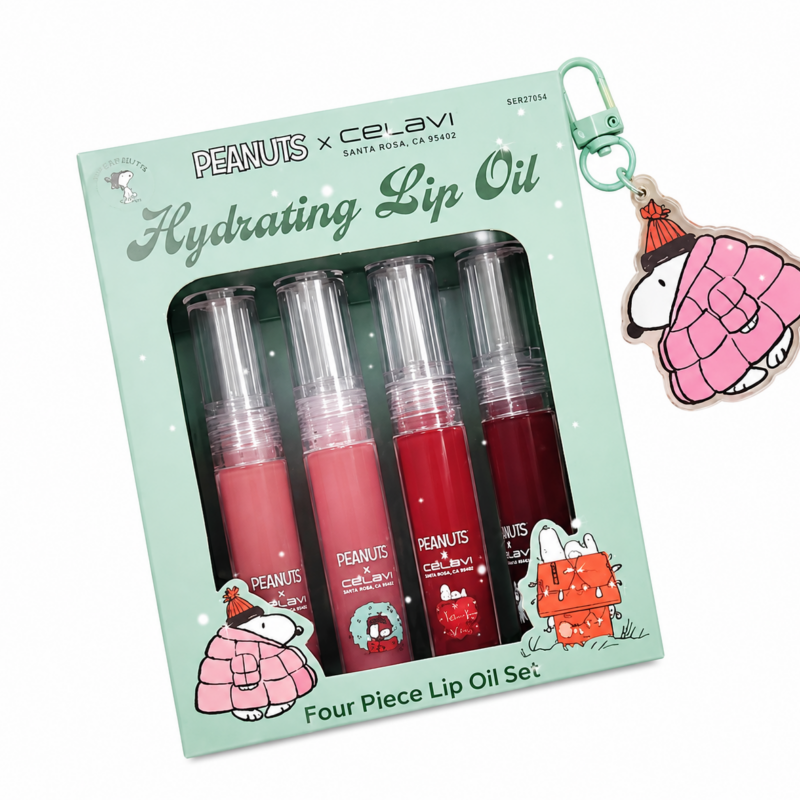 ACEITE PARA LABIOS 4 PZ | PEANUTS X CELAVI
