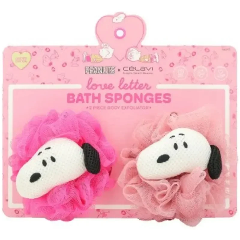 ESPONJAS DE BAÑO DE 2 PZ | PEANUTS X CELAVI