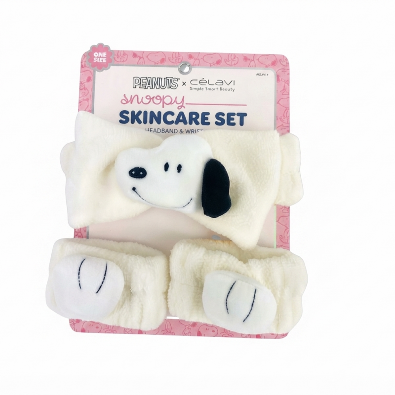 DIADEMA SPA BLANCA CON MUÑEQUERAS | PEANUTS X CELAVI