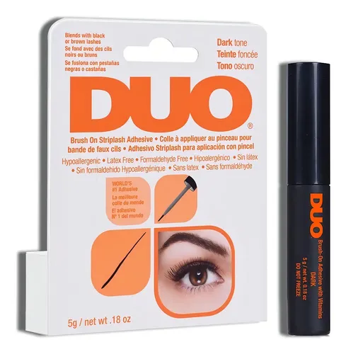PEGAMENTO DUO ORIGINAL BROCHA NARANJA | NEGRO