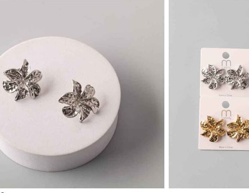 PAR DE ARETES CON DISEÑO