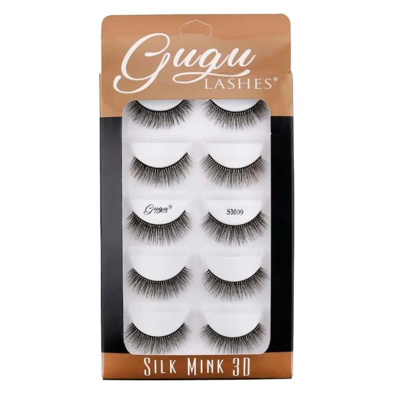 PESTAÑAS POSTIZAS GUGU | SILK MINK 3D SM09