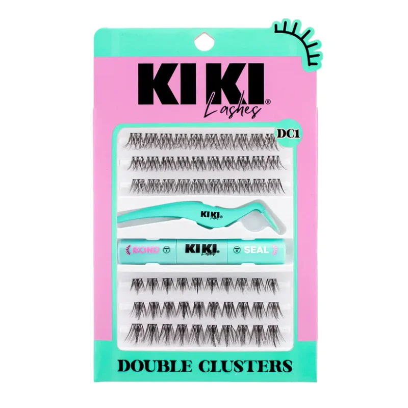 PESTAÑAS POSTIZAS KIKI DOUBLE CLUSTER DC1