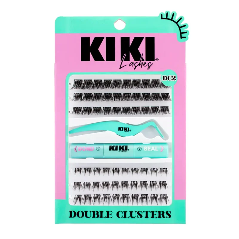 PESTAÑAS POSTIZAS KIKI DOUBLE CLUSTER DC2