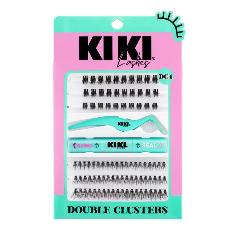 PESTAÑAS POSTIZAS KIKI DOUBLE CLUSTER DC4