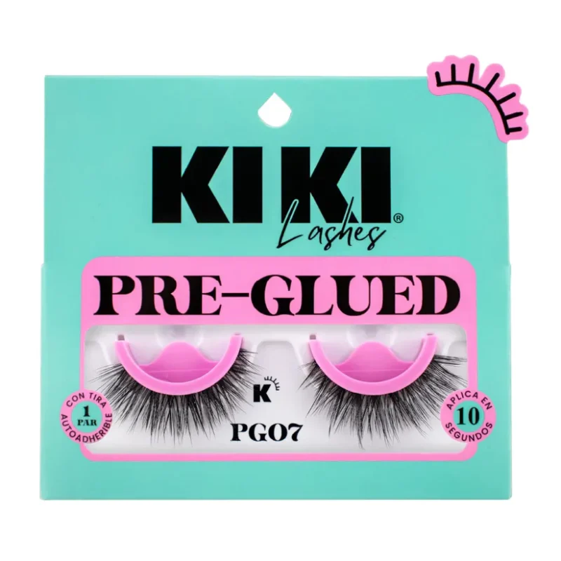 PESTAÑAS POSTIZAS KIKI PRE GLUED PG07